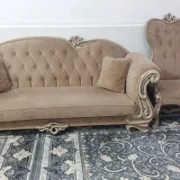 مبل راحتی در حد نو|مبلمان خانگی و میز عسلی|اشتهارد, |دیوار
