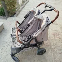 کالسکه دو قلویی خارجی برند پاترینو|کالسکه و لوازم جانبی|خمینی‌شهر, |دیوار