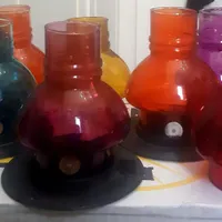 جا شمعی شیشه ای و تزئینی و دکوری