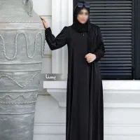 مانتو عبا مشکی مجلسی شخصی دوزی کد vcg60