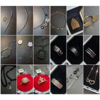 حلقه نیم ست انگشتر دستبند گردبند پابند گوشواره نو