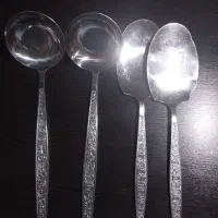 کفگیر ملاقه و انبر سالاد