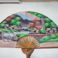 تابلو بادبزنی|تابلو، نقاشی، عکس|رشت, فلسطین|دیوار