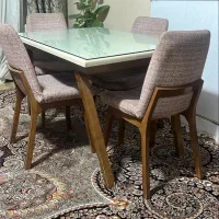 مبل ۷نفره و میز ناهار خوری ۴نفره بوفه و میز Tv