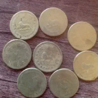 ۳۰ عددسکه ۵۰دیناری سال ۱۳۱۶ تا ۱۳۳۳