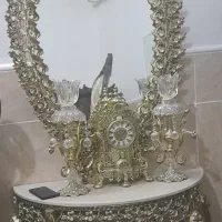 ست کامل آینه وشمعدان|آینه|قم, شهرک طالقانی|دیوار