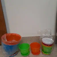 گلدان پلاستیکی نو