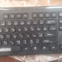 کیبورد SADATA نو و بسیار کم کار