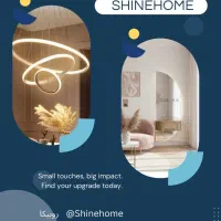 لوستر مدرن و آینه قدی از تولید کننده