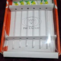 نی 6عدد 50ت شیشه ای ماهیتابه  250ت