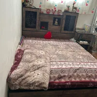 فروش تخت دونفره  با دو پاتختی