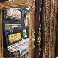 تعدادی قاب چوبی ورق طلا لویی و استیل یگجا|تابلو، نقاشی، عکس|تهران, حر|دیوار