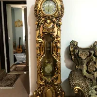 ساعت ایستاده چوبی