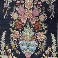 تابلو فرش گلدان کلاسیک|تابلو فرش|تهران, پاسداران|دیوار