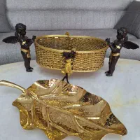 ظرف برنز  پذیرایی وکریستال اصل