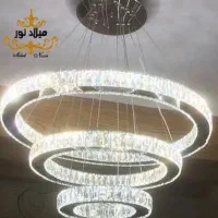 دو عدد لوستر سه طبقه و یک طبقه بسیار شیک