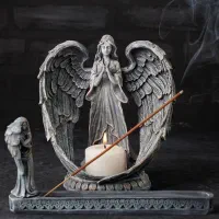 ست جا شمعی فرشته و جاعودی|مجسمه، تندیس، ماکت|بهبهان, |دیوار