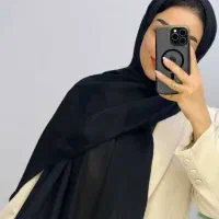 شال حریر ساده