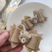 گیره مو نمدی تِدی