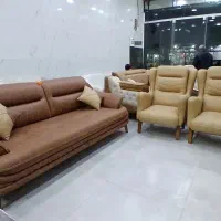 مبل چرم راحتی|مبلمان خانگی و میز عسلی|سبزوار, جوادیه شرقی|دیوار