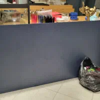 کابینت و میز دیواری با پایه فلزی