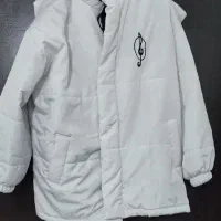 کاپشن سفید دخترانه.فری سایز