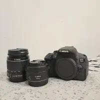 دوربینcanon 700D و لنز فیکس50