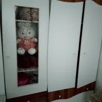 کمد دو در و ویترین