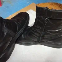 نیم بوت مردانه چرم اصلی