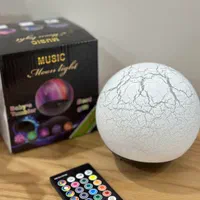 گوی چراغ دار کهکشانی اسپیکردار همراه ریموت(اصلی)|چراغ خواب و آباژور|مشهد, امام خمینی|دیوار