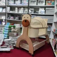 گهواره چوبی آراد|تخت و صندلی بچه|کهریزک, |دیوار