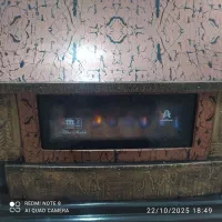 بخاری طرح شومینه هیتا شعله کاملا سالم|بخاری، هیتر، شومینه|رشت, پل تالشان|دیوار