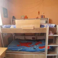 تخت دو طبقه|تخت و سرویس خواب|شاهین‌شهر, فردوسی|دیوار