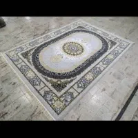 فرش کاخ نشین ۷۰۰شانه لاکی افشان پرگل|فرش|بوشهر, |دیوار