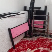 تخت دو طبقه با تشک|تخت و سرویس خواب|دورود, |دیوار