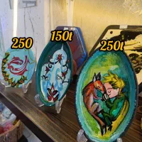 سفالی بشقاب و شمع وماگ