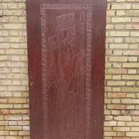 درب چوبی سالم