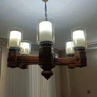 لوستر چوب سالم|لوستر و چراغ آویز|کرج, کرج نو|دیوار