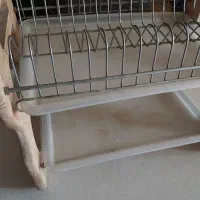 اب چکان چوبی فلزی دوطبقه|آب‌چکان و نظم‌دهنده ظروف|تهران, طرشت|دیوار