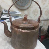 کتری مسی|کلکسیون اشیاء عتیقه|مشهد, ایثار|دیوار