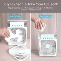 پنکه و کولر رومیزی چندکاره مدل Air Cooler Fan|پنکه و تصفیه‌کنندهٔ هوا|یزد, |دیوار