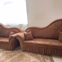 مبل 8 نفره راحتی در حد نو|مبلمان خانگی و میز عسلی|شبستر, |دیوار