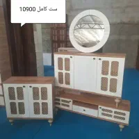 ست میز TV آینه کنسول جاکفشی بسیار زیبا شیک|بوفه، ویترین، کنسول|کرمانشاه, |دیوار