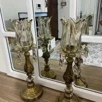 شمعدونی بدنه برنز|لوستر و چراغ آویز|گلستان (تهران), |دیوار
