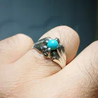 انگشتر فیروزه کهنه|کلکسیون اشیاء عتیقه|تبریز, |دیوار