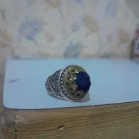 انگشتر یاقوت کبود دستساز