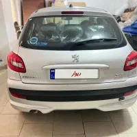 207دنده ای TU5pنقره ای متالیک رینگ فولاد سقف شیشه|خودرو سواری و وانت|ارومیه, |دیوار