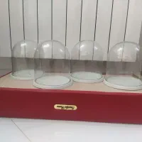جعبه چوبی سه‌تایی وباکس گل چرمی و4عدد حباب شیشه ای|صنایع دستی و سایر لوازم تزئینی|تهران, مشیریه|دیوار