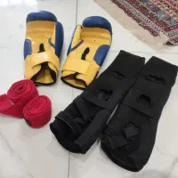 دست کش بوکس ساق بند مچ بند|تجهیزات ورزشی|قرچک, زیبا شهر|دیوار