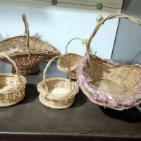 سبد چوبی زیبا|صنایع دستی و سایر لوازم تزئینی|قزوین, |دیوار